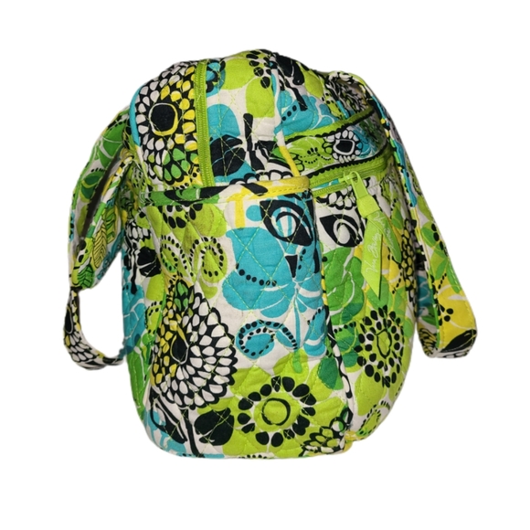 VERA BRADLEY LIMES UP DIAPER BAG & EXTRA SPARE DRAWSTRING CARRY ALL - Picture 8 of 11